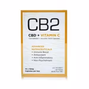 herb angels CBD and vitamin c capsules