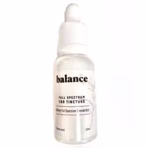 balance full spectrum cbd tincture bottle