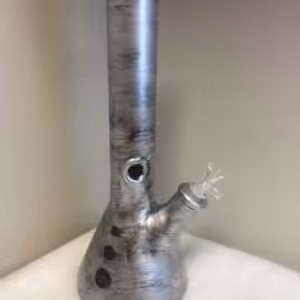 hand painted glass bong #9