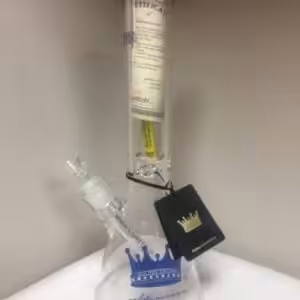 golden crown glass bong #18