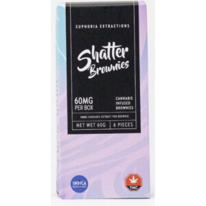 60 mg indica shatter brownies à l’avant