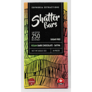 Chocolat noir Vegan Sativa 250 mg Shatterbar