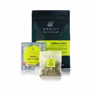 wesley green tea 20 mg thc package