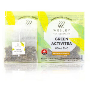Paquet et sachet de thé Wesley Green Activitea