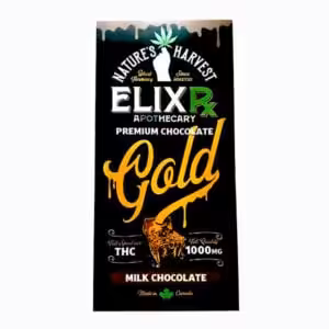 natures harvest milk chocolate thc bar