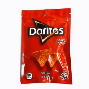 doritos nacho cheece thc packaging