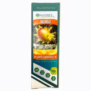 phyto extractions mango super lemon haze thc distillate packaging