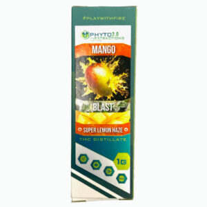 Emballage du distillat de THC Phyto Extractions Mangue Super Lemon Haze