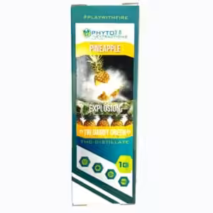 phyto extractions pineapple flavour thc distillate package