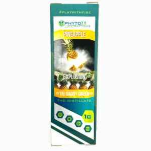 Emballage de distillat de THC à saveur d’ananas Phyto Extractions
