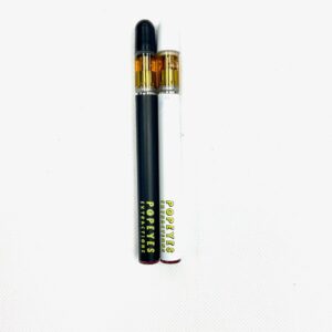 Extractions Popeyes 500 mg Stylos Vape noir et blanc colorés