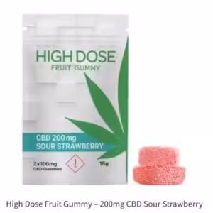 high dose fruit gummy cbd