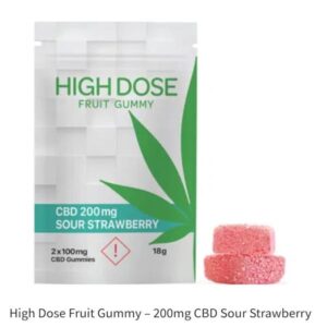 Cbd gommeux aux fruits à haute dose