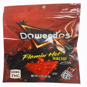 doweedo's flamin hot thc chips