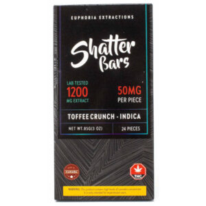 Shatter Bar Toffee Crunch 1200 mg Emballage avant