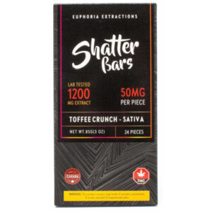 Barres Shatter 1200 mg Tofee Crunch Sativa