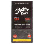 Shatter Bar Indica à l’avant de l’emballage