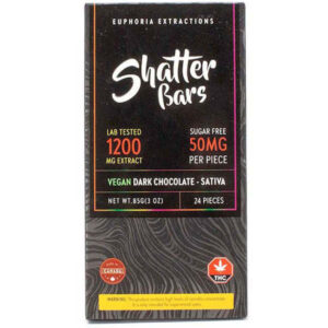 Barre de chocolat noir Vegan 1200 mg Sativa