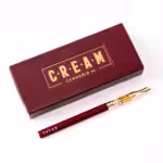 cream vape kit showing box and vape pen