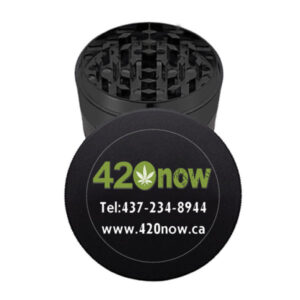 Broyeur à mauvaises herbes en métal avec logo 420now