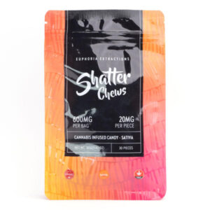 Emballage de Shatter Chews Sativa 600mg