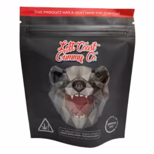 left coast gummies 1200 mg package front