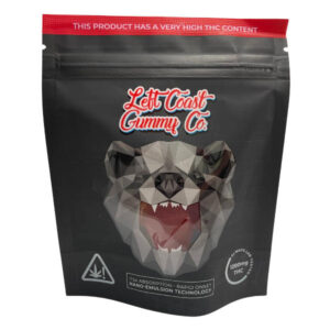 Left Coast Gummies 1200 mg Emballage avant