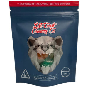 Left Coast Gummies 600 mg Emballage avant