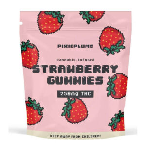 Paquet de bonbons gélifiés aux fraises de PixiePlums