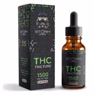 storm extracts sative tincture with 1500 mg THC