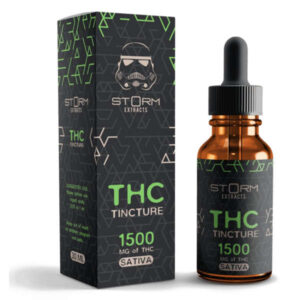 Extraits de tempête teinture sative avec 1500 mg de THC