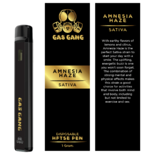 Gas Gang Amnesia Haze Sativa HTFSE Vape Pen