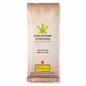 kush kitchen smores thc chocolate bar