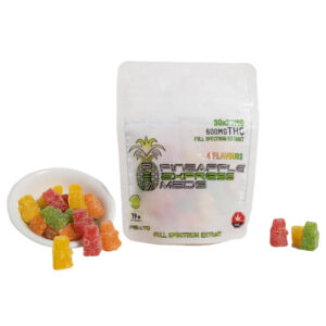 Paquet de 600 mg de THC Pineapple Express Pem Meds