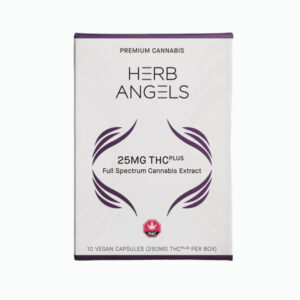 Herb Angels 25 mg THC Plus Emballage