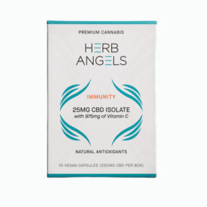 Herb Angels Emballage d’isolat de CBD de 25 mg