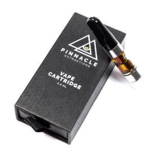 Cartouche et emballage de distillat de THC Pinnacle Extractions