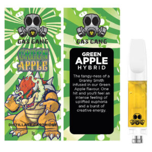 Cartouche et emballage Gas Gang Green Apple