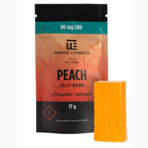 Twisted Extracts Pêche CBD Jelly Bomb