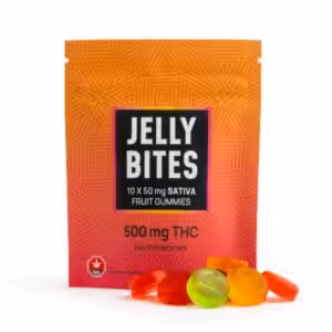 Twisted Extracts Jelly Bites - Extra Strength Sativa 500mg THC Fruit Punch Mix