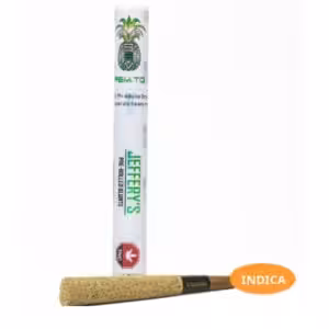 jeffery's pre-rolled indica blunt