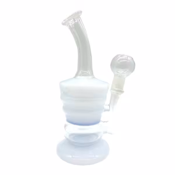 frosted white dab concentrate rig