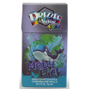 Paquet de pré-rouleaux de souches Moby Dick de Drizzle Factory