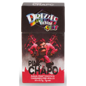 Paquet de pré-rouleaux de souche Drizzle Factory Pink Chapo