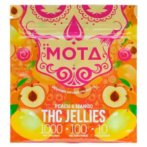mota peach and mango flavoured jellies packaging