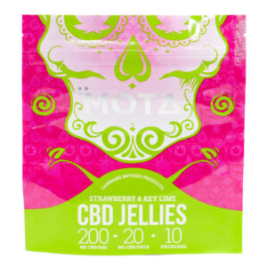 Emballage de gelées de CBD Mota Strawberry Key Lime
