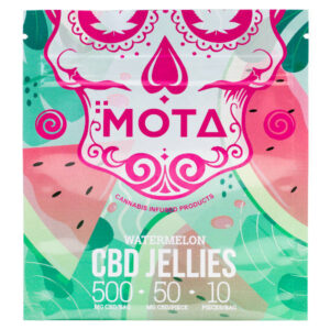 Emballage à saveur de melon d’eau Mota CBD Gellies