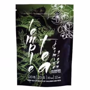 package of temple tea jasmine green tea variety
