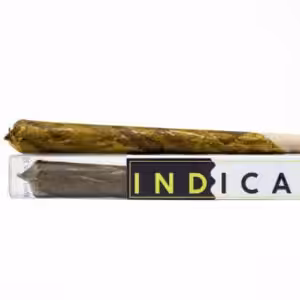 kushkraft big sticky indica pre-rolled joint and packaging
