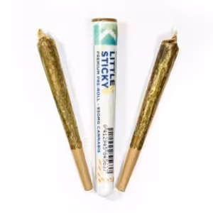 kushkraft little sticky pre-rolled joints and package